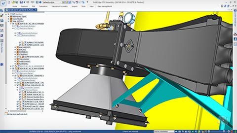 Solid Edge sheet metal semplifica l’intero processo di sviluppo prodotto delle parti in lamiera, dalla progettazione CAD allo sviluppo lamiere e allo sviluppo di disegni.