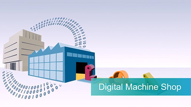 Digital machine shop Officina meccanica digitale: panoramica della produzione digitalizzata