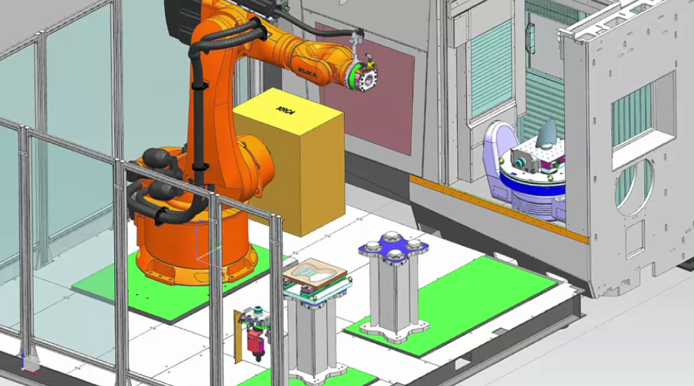 NX Robot – non solo “Pick and Place”Viene utilizzato non solo per la movimentazione degli oggetti o supporti, ma anche per eseguire la lavorazione utilizzando l’utensile specifico